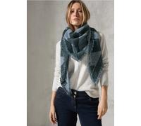 Cecil Damen Bouclé Halstuch in Blau, Gr: One size