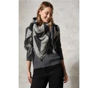 Cecil Damen Bouclé Halstuch in Schwarz, Gr: One size