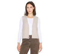 Cecil Damen Bouclé Weste in Grau, Gr: XL