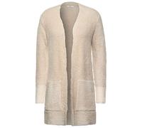 Cecil Damen Cardigan mit Federgarn Soft Camel Melange L