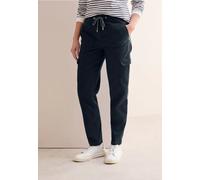 Cecil Damen Cargo-Hose im Washed-Look in Blau, Gr: XXL