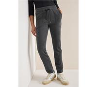 Cecil Damen Casual Fit Hose in Schwarz, Gr: L