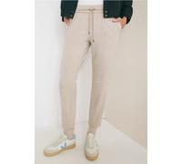 Cecil Damenhose Casual Fit knöchellang L/L28 Creamy Weiß 79% Polyester