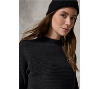 Stehkragenpullover CECIL Gr. S (38), grau (deep charcoal grey) Damen Pullover (88836307-S) deep charcoal grey
