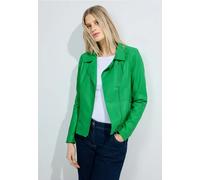 Bikerjacke CECIL Gr. XXL (46), grün (celery green) Damen Jacken Kurze mit asymmetrichem Reißverschluss (74219214-XXL) celery green