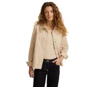 Cordjacke CECIL, Damen, Gr. XL (44), lila (pearl beige), Web, Obermaterial: 99% Baumwolle, 1% Elasthan; Futter: 100% Polyester, unifarben, casual, normal normal, V-Ausschnitt, Langarm Bündchen, Jacken