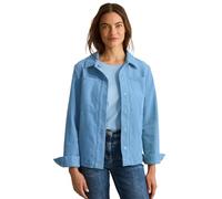 Cordjacke CECIL, Damen, Gr. L (42), blau (fresh light blau), Web, Obermaterial: 99% Baumwolle, 1% Elasthan; Futter: 100% Polyester, unifarben, casual, normal normal, V-Ausschnitt, Langarm Bündchen, Ja
