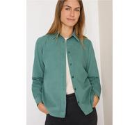 Cecil Damen Cordhemdbluse in Grün, Gr: XXL