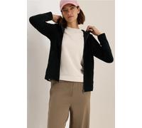 Cardigan CECIL, Damen, Gr. L (42), ink grün, Web, 78% Baumwolle, 18% Polyester, 4% Elasthan, unifarben, casual, normal normal, ohne Ausschnitt, Langarm abgesteppt, Strickjacken (65574309-L) ink grün