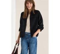 Cecil Damen Cordjacke mit Tunnelzug in Schwarz, Gr: XS