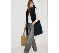 Cecil Damen Cordmix Puffer Weste in Blau, Gr: L
