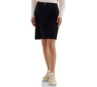 Cordrock CECIL, Damen, Gr. 30, blau (urban dunkelblau), Cord, 90% Polyester, 9% Nylon, 1% Elasthan, unifarben, normal mini, Röcke, in Cord-Optik (74422943-30) urban dunkelblau