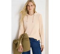 Cecil Damen Cordshirt mit Kapuze in Beige, Gr: XS