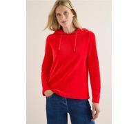 Cecil Damen Cordshirt mit Kapuze in Rot, Gr: XL