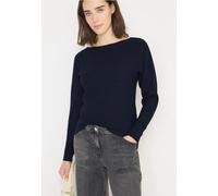 Cecil Damen Cosy Strukturmix Dolman in Blau, Gr: S