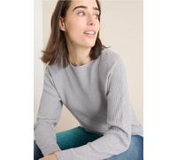 Cecil Damen Cosy Strukturmix Dolman in Grau, Gr: L