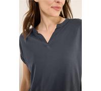 Cecil Damen Cupro Touch Jersey T-Shirt in Grau, Gr: M