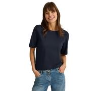 Cecil Damen Damen Basic Rippstruktur T-Shirt Basic RIPP-Struktur T-Shirt