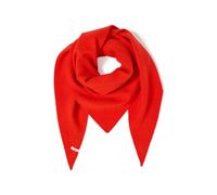 Halstuch CECIL, Damen, Gr. onesize, cherry tomato orange, Stoff, 60% Polyester, 22% Polyamid, 18% Viskose, unifarben, Modetücher, im dreieckigen Schnitt (10907951-0) cherry tomato orange