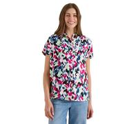Shirtbluse CECIL, Damen, Gr. M (40), juicy lime, Stoff, 100% Viskose, gemustert, klassisch normal, V-Ausschnitt, normaler Saum, Blusen, mit allover Print (44253814-M) juicy lime