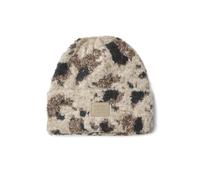 CECIL Damen Fake Fur Beanie mit Kuhmuster | pearl beige melange A