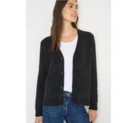 Cecil Damen Federgarn Cardigan in Schwarz, Gr: M