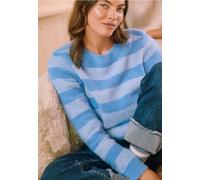 Cecil Damen Federgarnpullover in Blau, Gr: XL