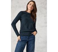Cecil Damen Feinstrickpullover in Blau, Gr: XL