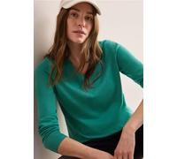 Cecil Damen Feinstrickpullover in Grün, Gr: S