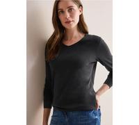 Cecil Damen Feinstrickpullover in Schwarz, Gr: XS
