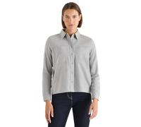 Cecil Damen Flanellbluse mit Nieten in Grau, Gr: L