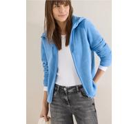 Kurzjacke CECIL, Damen, Gr. L (42), fountain blau, Jacken Kurzjacke, mit Kapuze mit Tunnelzugband (72545708-L) fountain blau