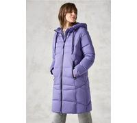 Steppmantel CECIL, Damen, Gr. XXL46, lila (stormy violet), Stoff, 100% Polyester, unifarben, normal lang, ohne Ausschnitt, Bündchen, Mäntel, mit Kapuze (41647729-XXL) stormy violet