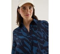 Cecil Damen Gemusterte Bluse in Blau, Gr: M