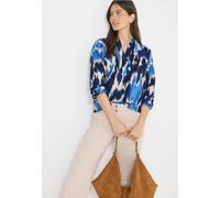 Cecil Damen Gemusterte Bluse in Blau, Gr: S