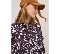 CECIL Damen 3411860 Gemusterte Bluse, Mulberry red, XXL