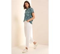 Cecil Damen B345654 Bluse, Slate Khaki, XXL