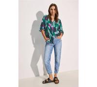 Cecil Damen Gemusterte Seersuckerbluse