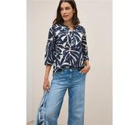 CECIL Damen 3411887 Gemusterte Tunika, urban Dark Blue, Large