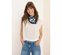 CECIL Damen 5706391 Gemustertes Bandana, Dark Navy Blue, Regular