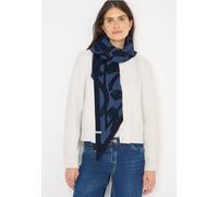 Cecil Damen Gemustertes Dreieckstuch in Blau, Gr: One size