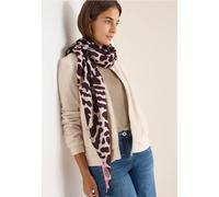 Cecil Damen Gemustertes Dreieckstuch in Rot, Gr: One size