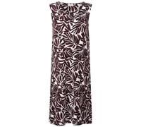 CECIL Damen 1408923 Gemustertes Jersey-Kleid, Mulberry red, XXL