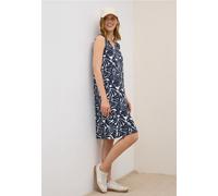 CECIL Damen 1408923 Gemustertes Jersey-Kleid, urban Dark Blue, XS