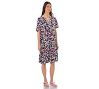 Midikleid CECIL, Damen, Gr. XL (44), N-Gr, weiß (vanilleweiß), Web, Obermaterial: 100% Viskose, gemustert, lässig geschnitten kniefrei, Rundhals, Kleider Midikleid, mit grafischem Muster (32187213-XL)