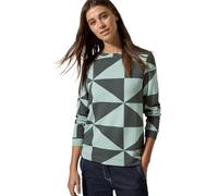 Langarmshirt CECIL Gr. XXL (46), grün (active khaki) Damen Shirts (26619732-XXL) active khaki