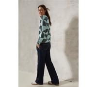 Langarmshirt CECIL Gr. XXL (46), grün (active khaki) Damen Shirts (26619732-XXL) active khaki