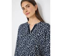 Cecil Damen Gemustertes Shirt in Blau, Gr: M