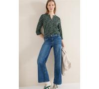 Cecil Damen Gemustertes Shirt in Grün, Gr: XXL