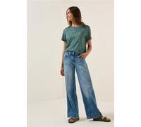 Cecil Damen Gemustertes T-Shirt in Grün, Gr: XL